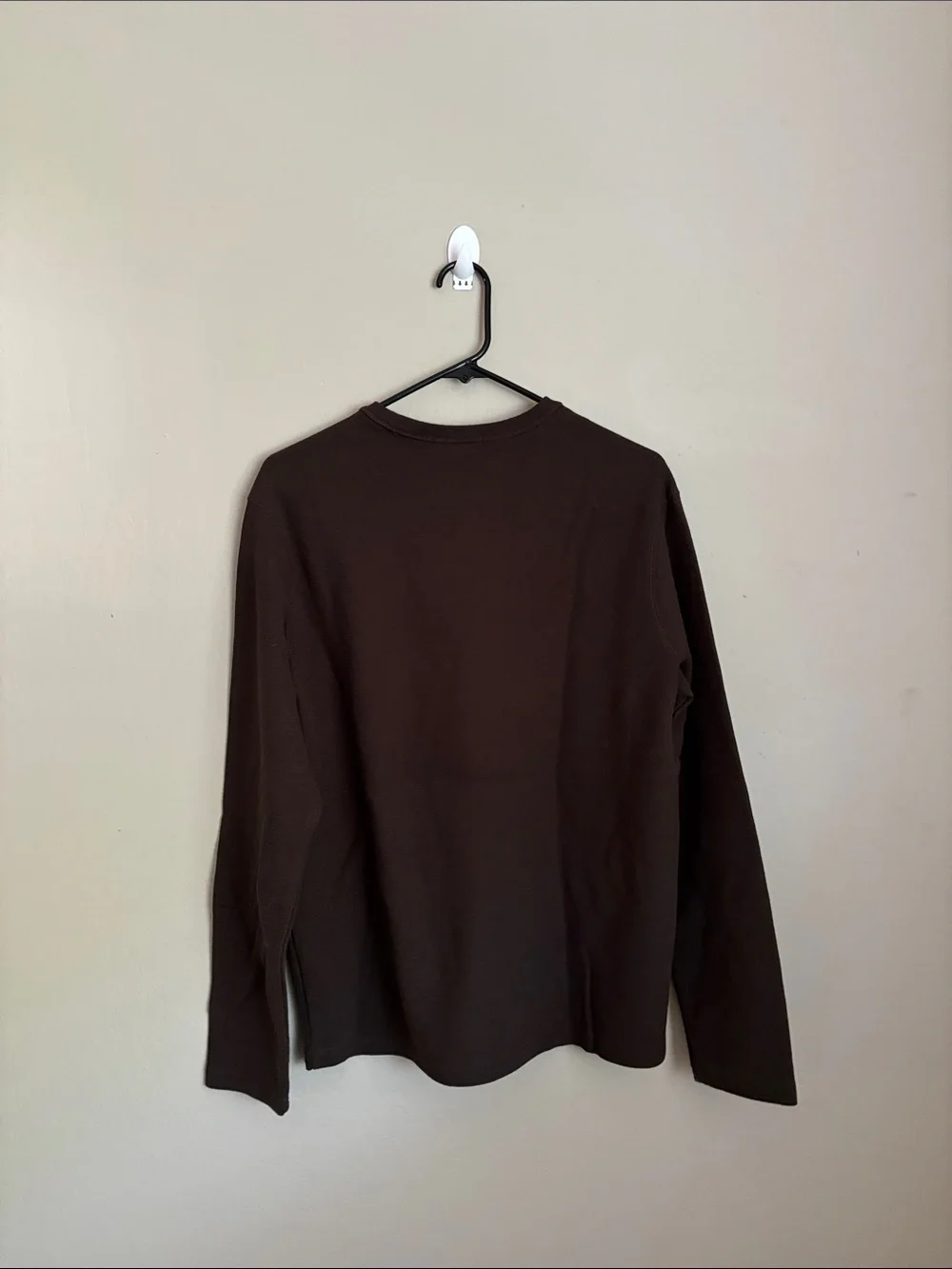 Banana Republic Men's Crewneck Long Sleeve Shirt - Brown size M